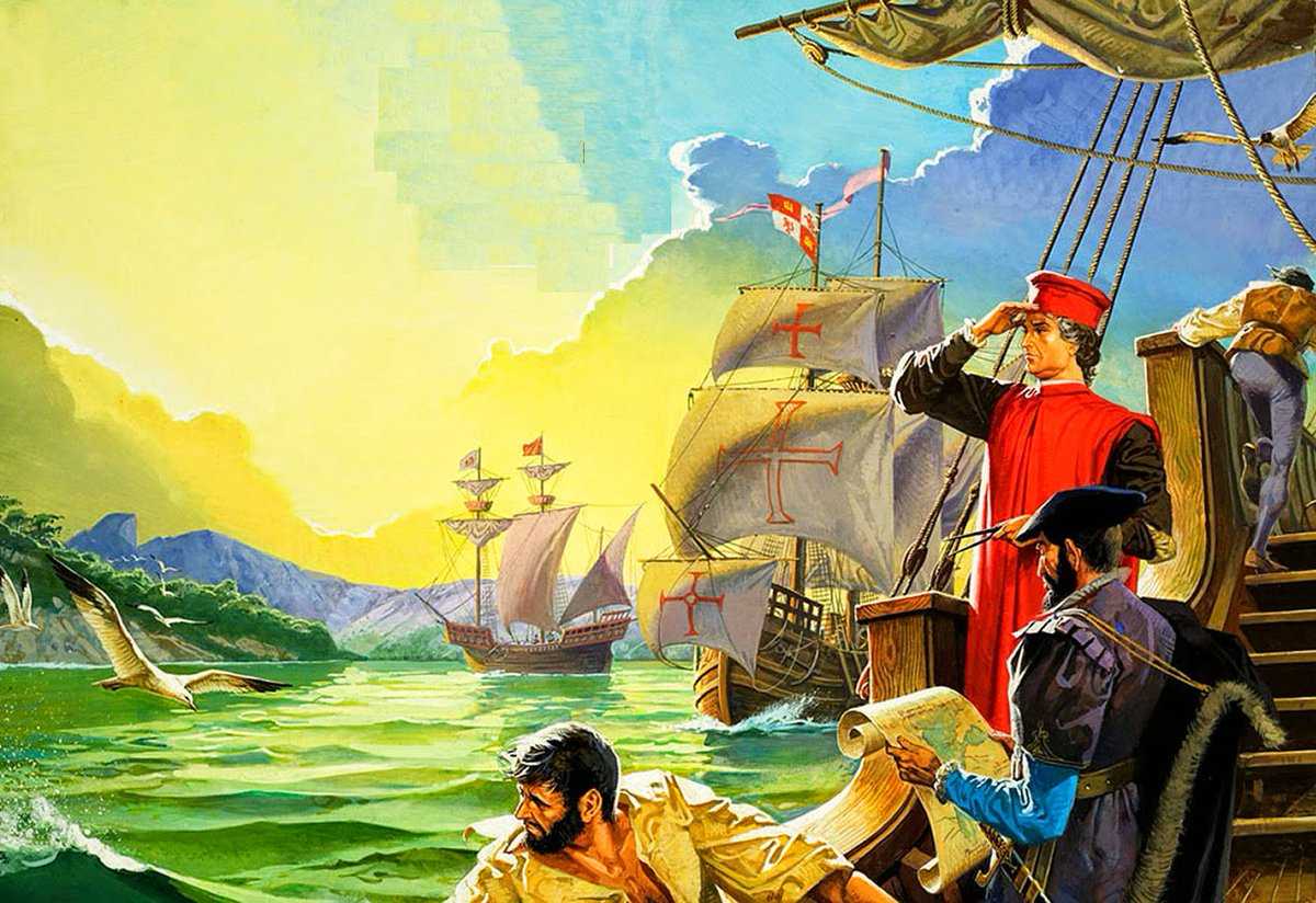 Какими качествами обладали первооткрыватели новых земель. Америго Веспуччи корабли экспедиции. Америго Веспуччи открытие Америки. Первооткрыватель Колумб Первооткрыватели Колумб.