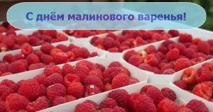 Картинки с Днем малинового варенья (53 открытки). Открытки