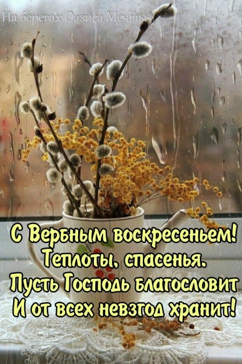 Картинки с Вербным Воскресеньем (94 открытки). Красивые открытки с Вербным Воскресеньем