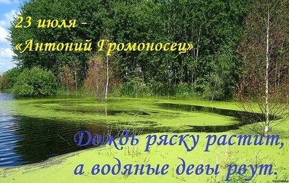 Картинки с Днем Антония Громоносца (17 открыток). Красивые открытки с Днем Антония Громоносца